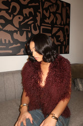 Volume blouse Burgundy