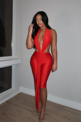 Madelyn Red Jumpsuit