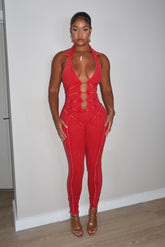 Iggy Red Jumpsuit