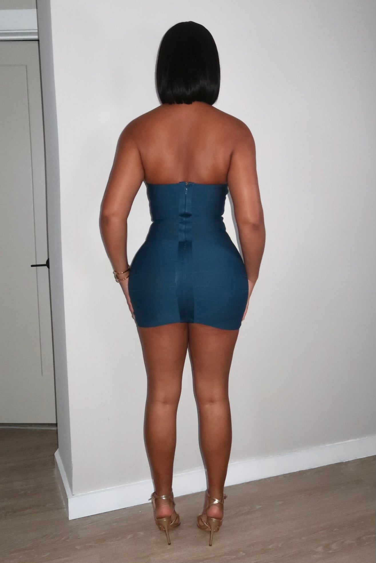 Cyan Bandage Dress