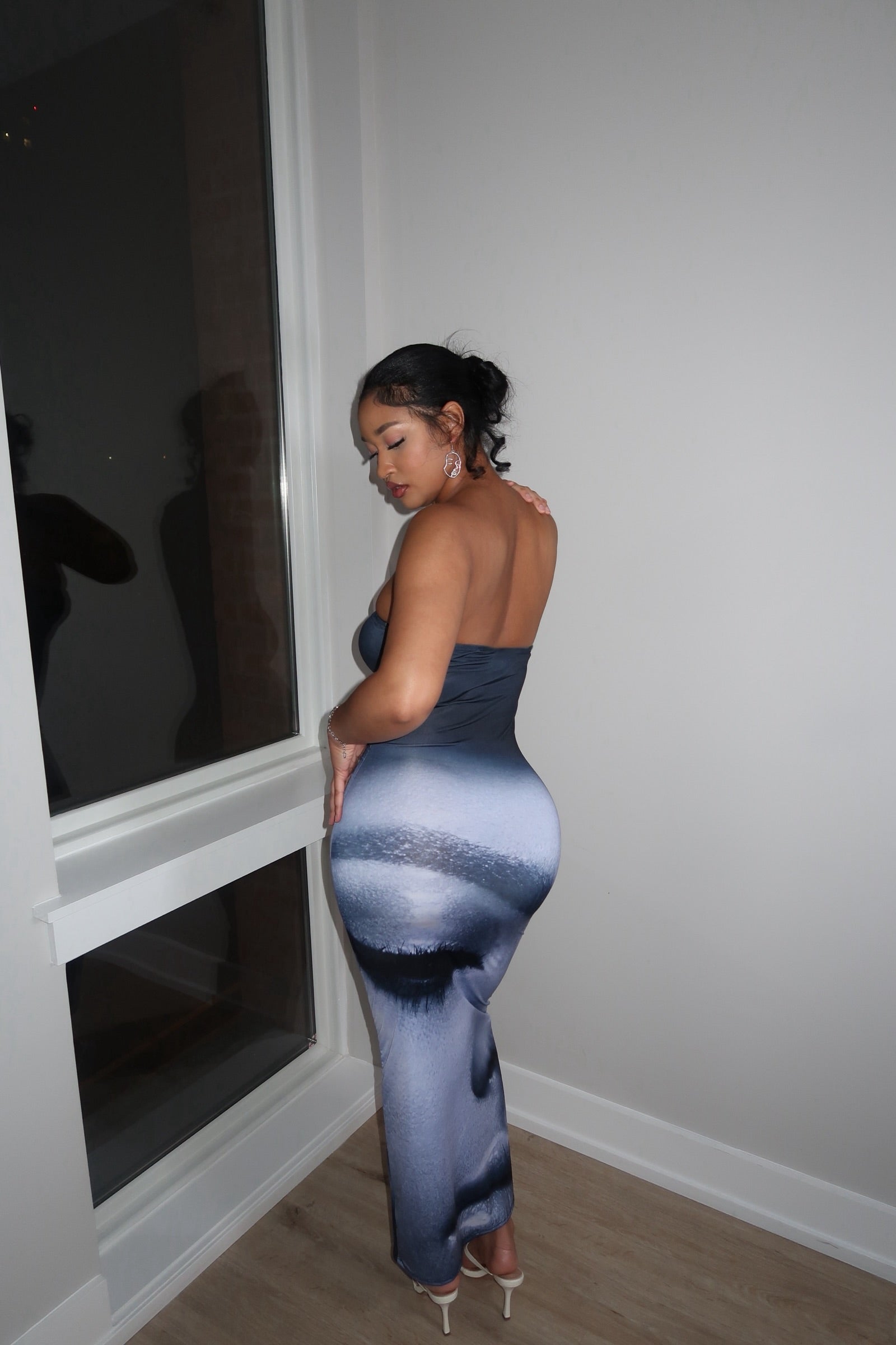 Burning Blue Dress
