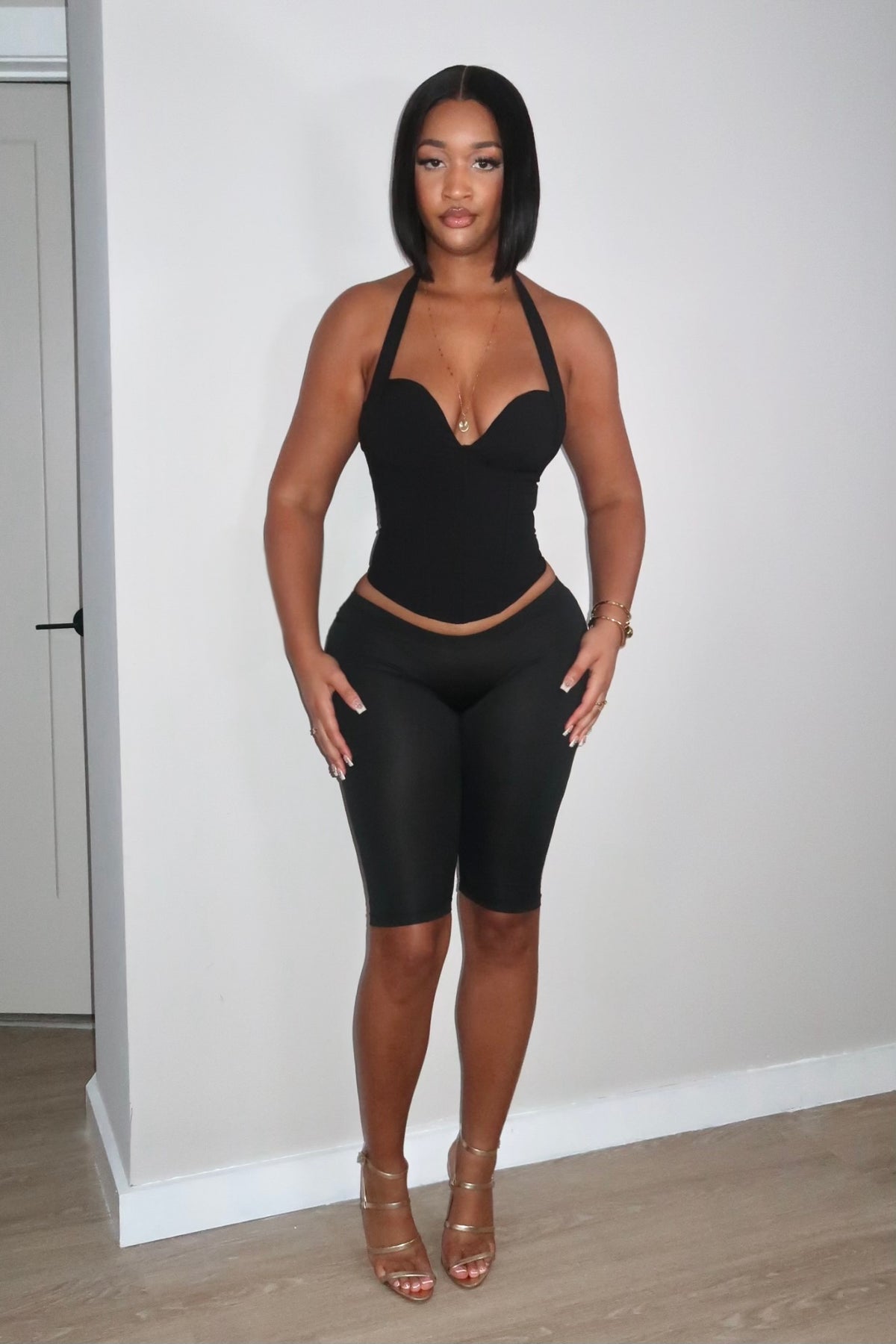 Kashmir Black Corset