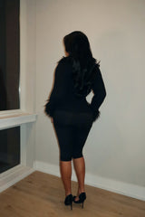 Chelly Black Fuzz Set