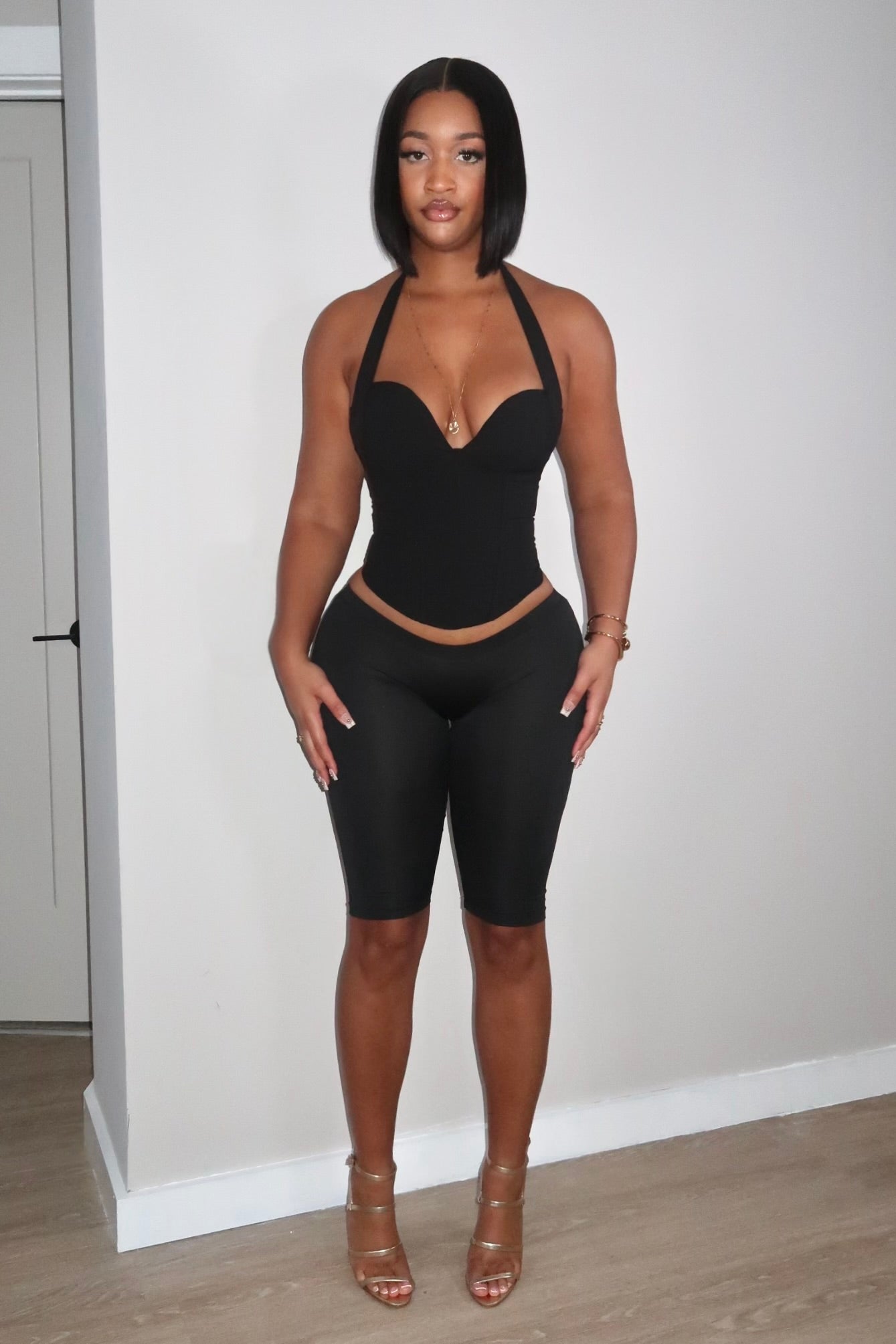 Kashmir Black Corset