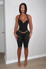 Kashmir Black Corset