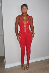 Iggy Red Jumpsuit