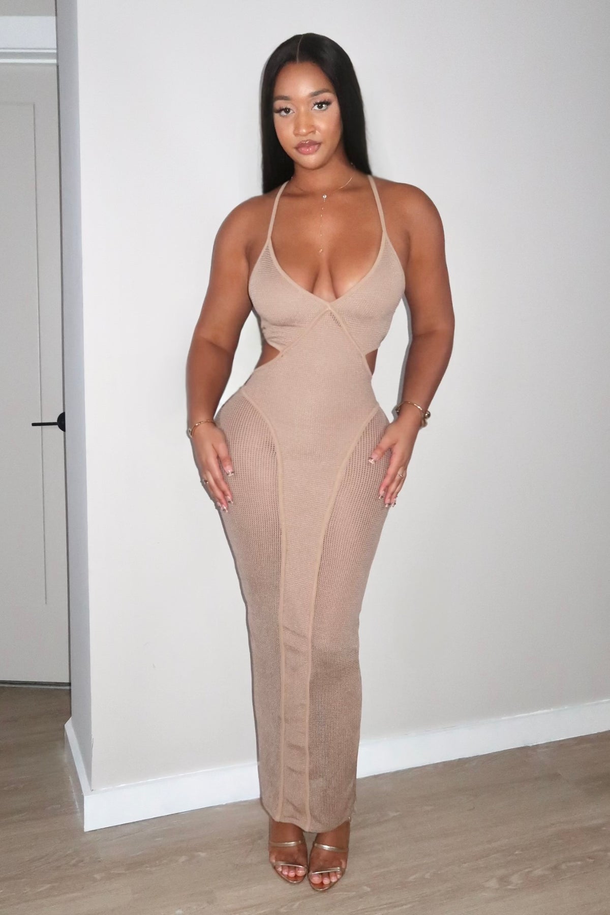 Basilia Sand Dress
