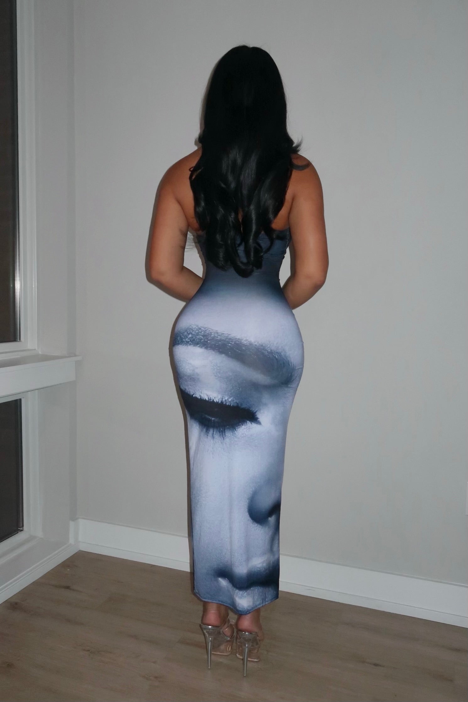 Burning Blue Dress
