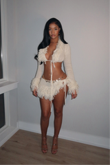 Fringy baby set