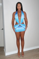Sun Waves Blue Dress
