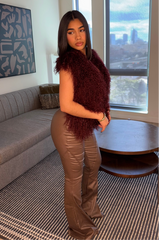 Volume blouse Burgundy