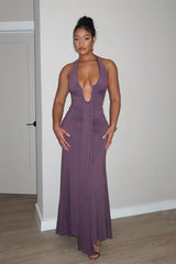 Lavender Cascade Dress