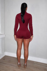Theron Burgundy Jumpsuit