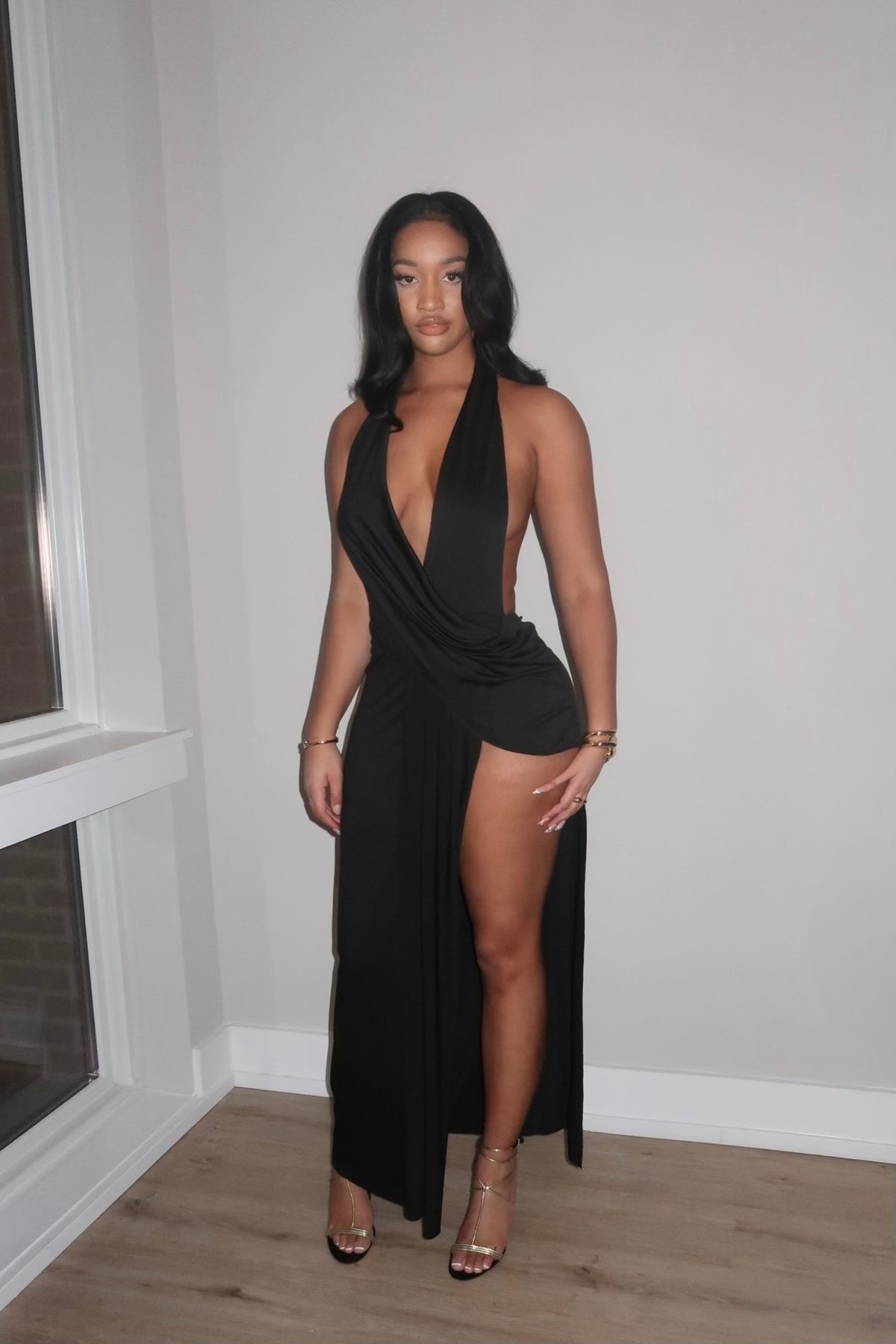Eira Black Dress
