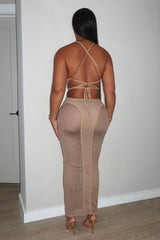 Basilia Sand Dress