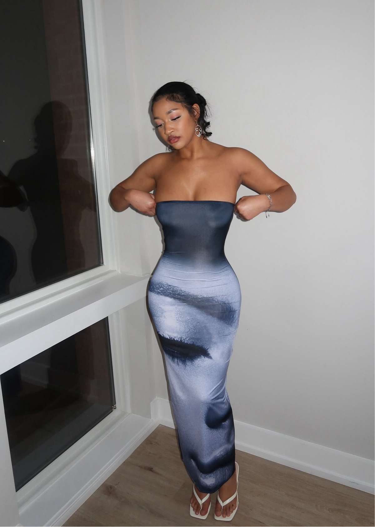 Burning Blue Dress