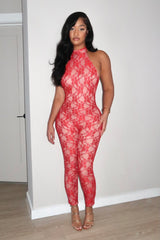 Emory Red Jumpsuit