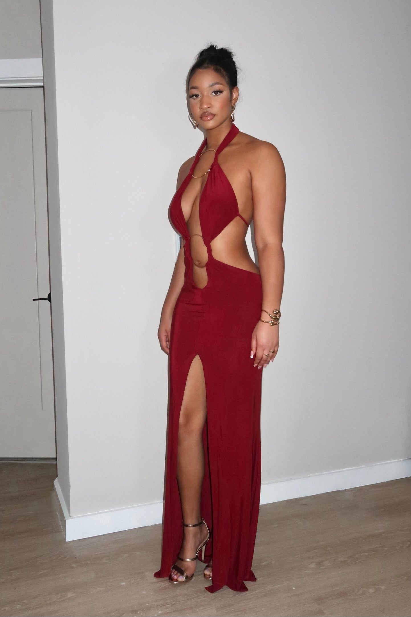 Egypt Burgundy Dress