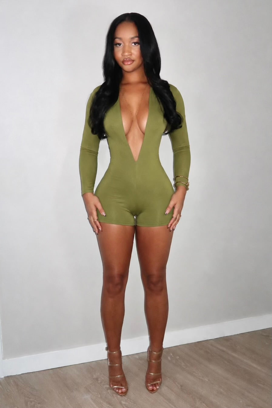 Theron Army Green Jumpsuit